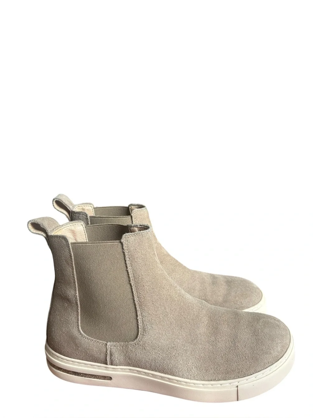 BIRKENSTOCK BEND CHELSEA BOOTS - TAUPE SUEDE size 38S/USL7 M5